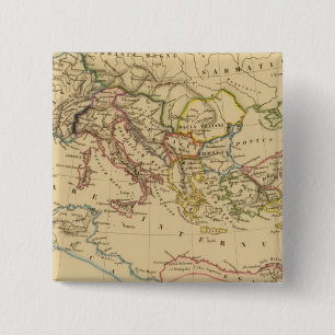 Römisches Reich unter Konstantine und Trajan Button