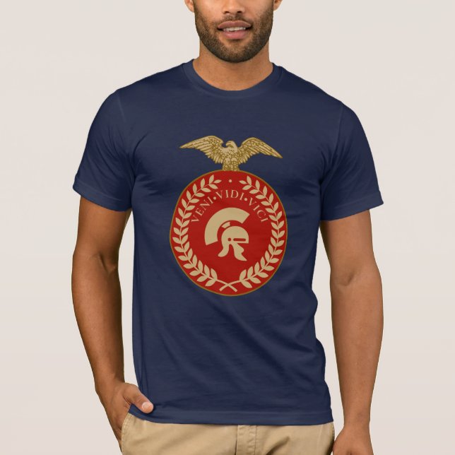Römisches Reich: Veni, Vidi, Vici T-Shirt (Vorderseite)