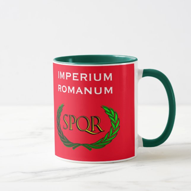 Römisches Reich-Wappen-Kaffee-Tasse Tasse (Rechts)