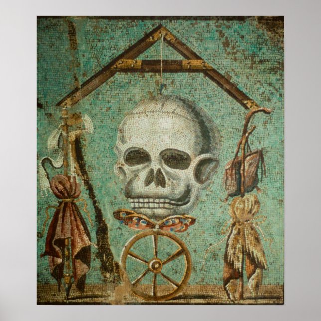 Römisches Skulpturenmosaik von S. Ambrose Poster (Vorne)