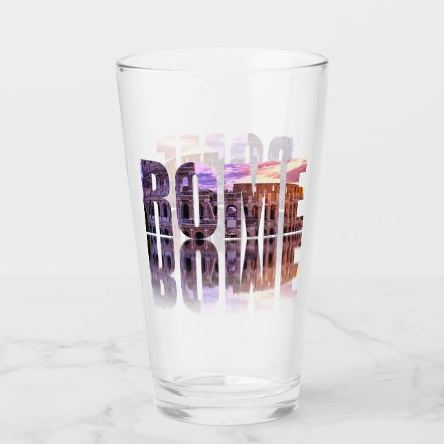 Römisches Textangebot Glas (Vorderseite)