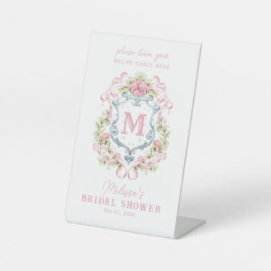 Römisches Wappen Monogram   Begrüßung von Bridal Sockelschild