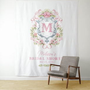 Römisches Wappen Monogram   Begrüßung von Bridal Wandteppich