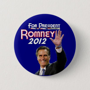 Romney 2012 button