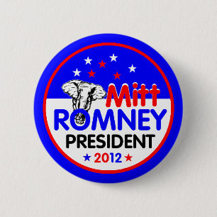 Romney 2012 Knopf Button