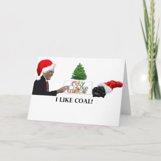 Romney Christmas Coal Feiertagskarte