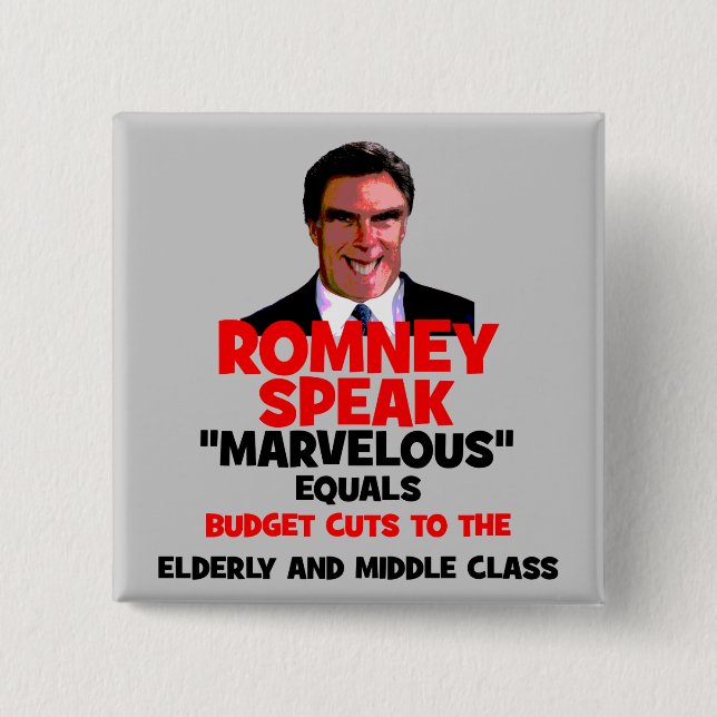 Romney erstaunlich button (Vorderseite)