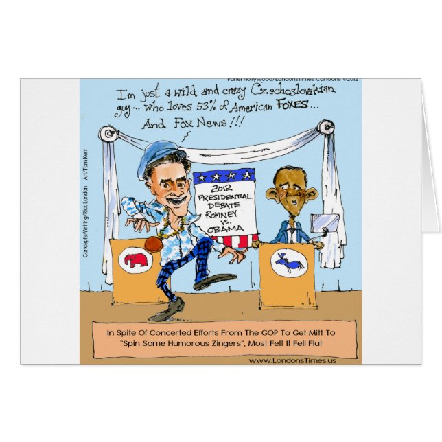Romney essaie des Zingers sur Obama Drôle Drôle Ca (Devant horizontal)