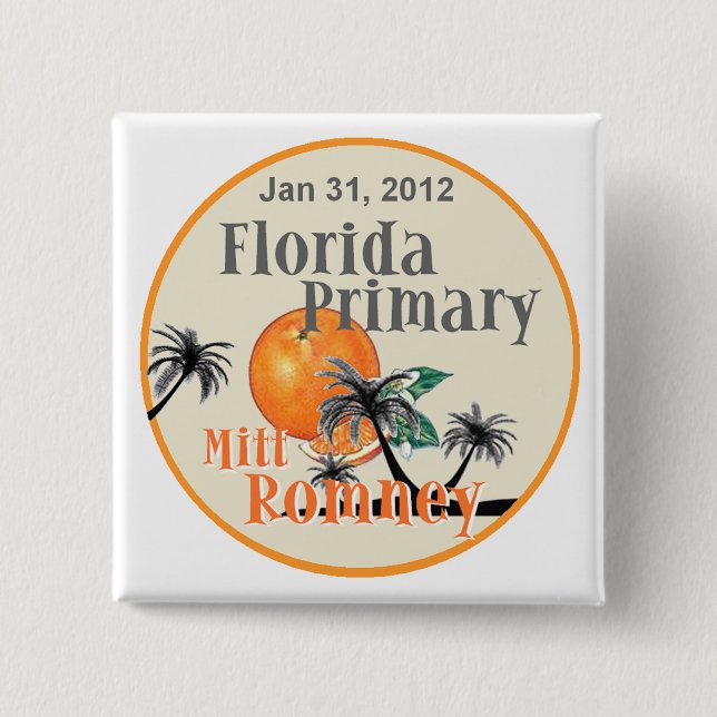 Romney Florida Button (Vorderseite)