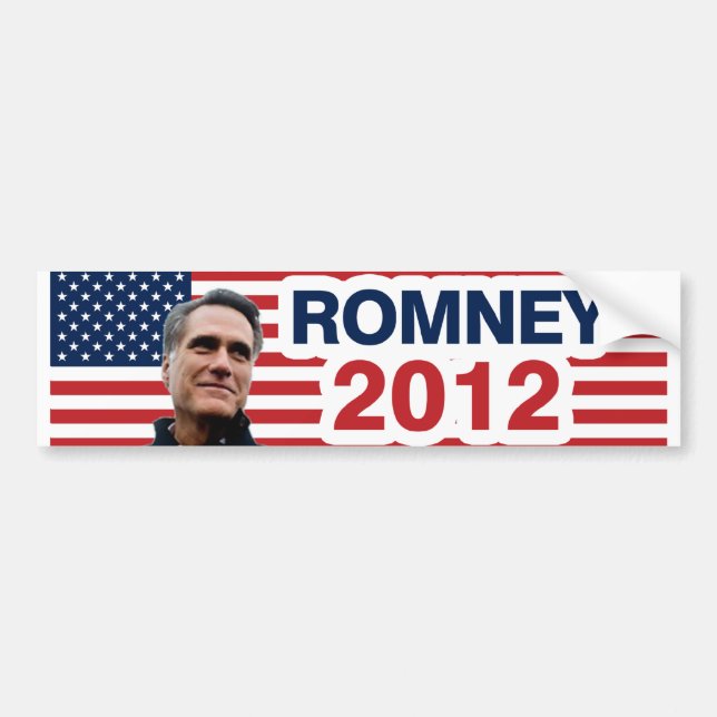 Romney für Präsidenten Autoaufkleber (Vorne)