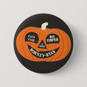 Romney - großer Kürbis Ryans Button