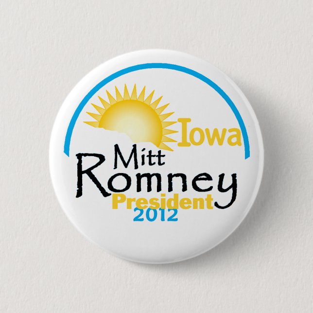 Romney IOWA Button (Vorderseite)