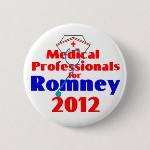 Romney MEDIZINISCHE FACHLEUTE Button