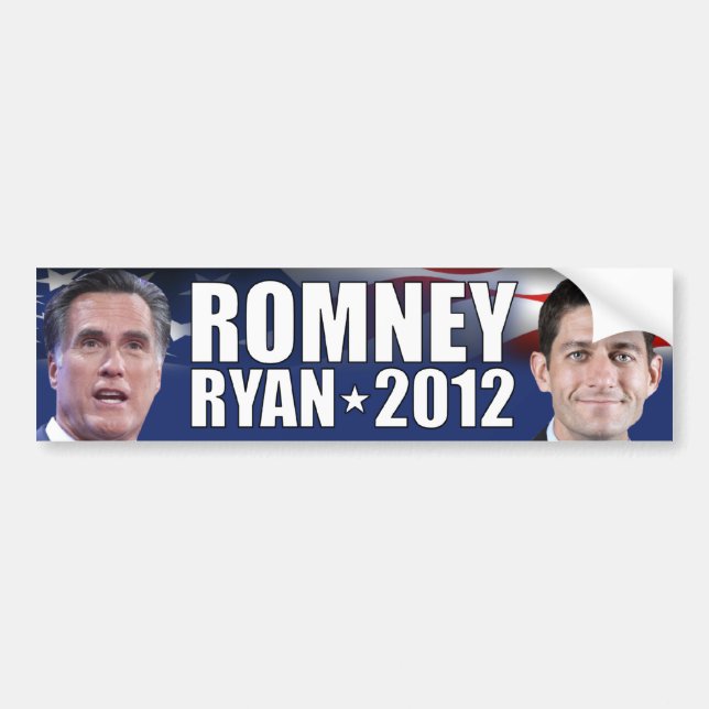 Romney - Ryan - 2012 Autoaufkleber (Vorne)