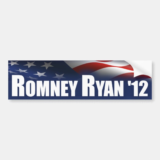 Romney - Ryan - 2012 Autoaufkleber (Vorne)
