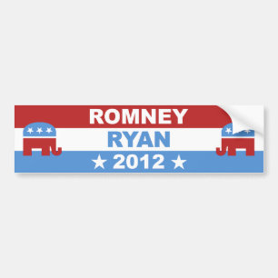 Romney Ryan 2012 Autoaufkleber