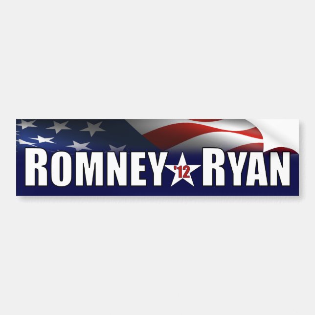Romney - Ryan - 2012 Autoaufkleber (Vorne)