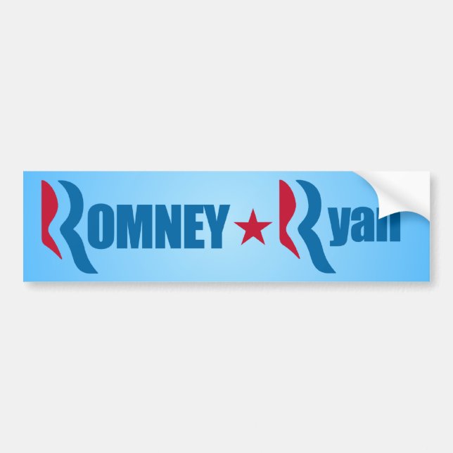 Romney - Ryan 2012 Autoaufkleber (Vorne)