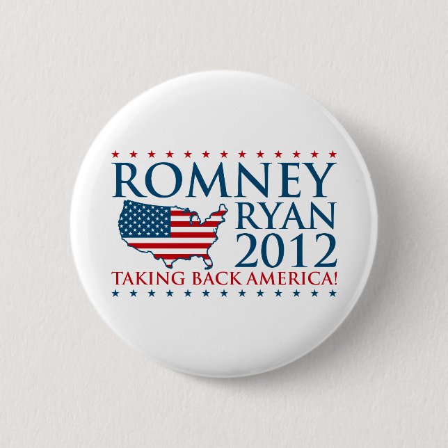 Romney Ryan 2012 Button (Vorderseite)