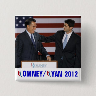 Romney/Ryan 2012 Button