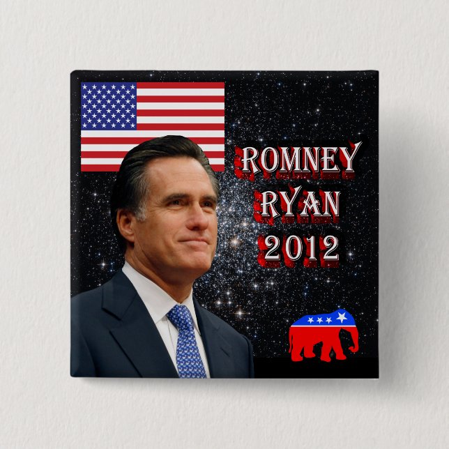 Romney-Ryan 2012 Button (Vorderseite)