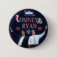 Romney-Ryan 2012 Kampagnen-Knopf