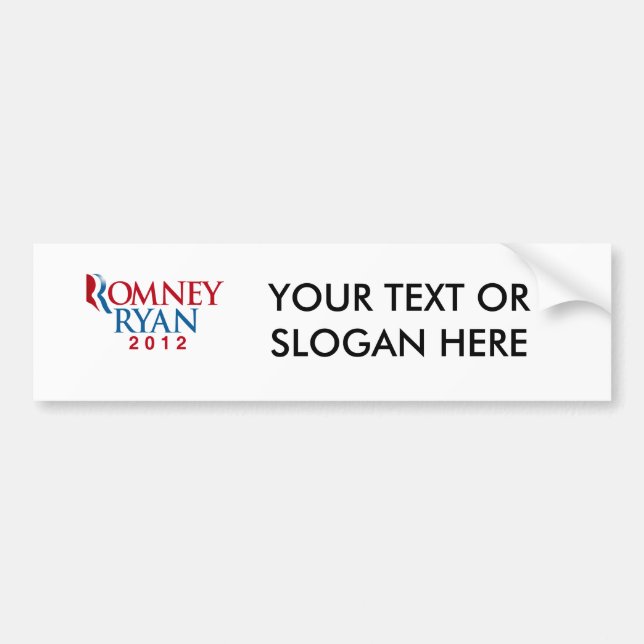 ROMNEY RYAN 2012 OFFIZIELLES VP.png Autoaufkleber (Vorne)
