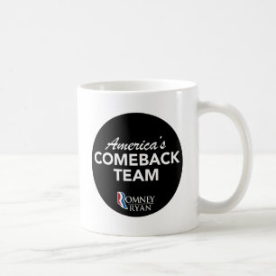Romney Ryan Amerika Come-back-Team rund Kaffeetasse