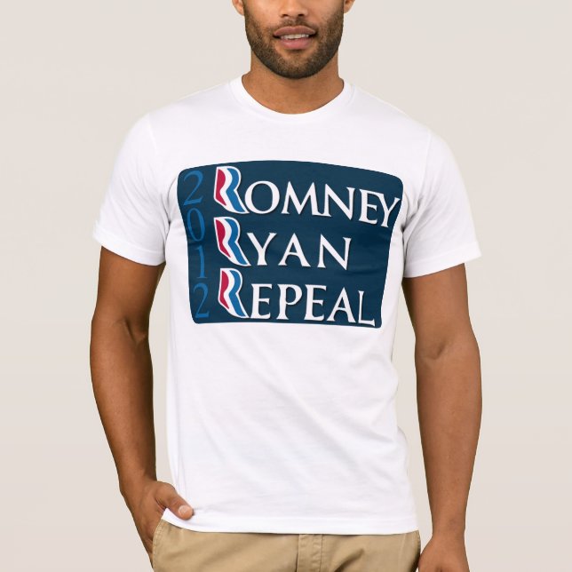 Romney Ryan Aufhebung Obamacare T - Shirt (Vorderseite)