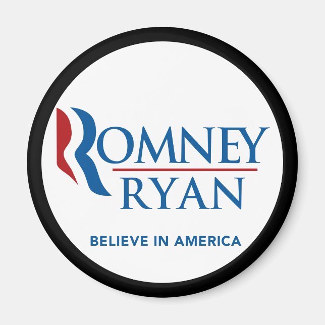 Romney Ryan glaubt an Amerikas schwarze Grenze Magnet (Vorne)