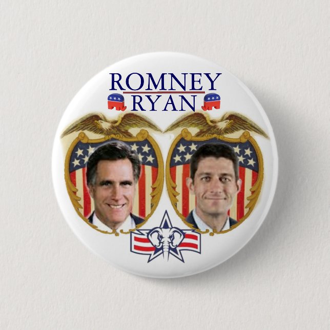 Romney Ryan Jugate Button (Vorderseite)