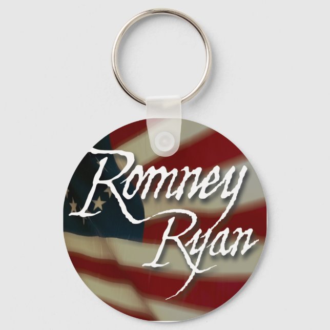 Romney Ryan, keine Entschuldigungen Schlüsselanhänger (Vorderseite)