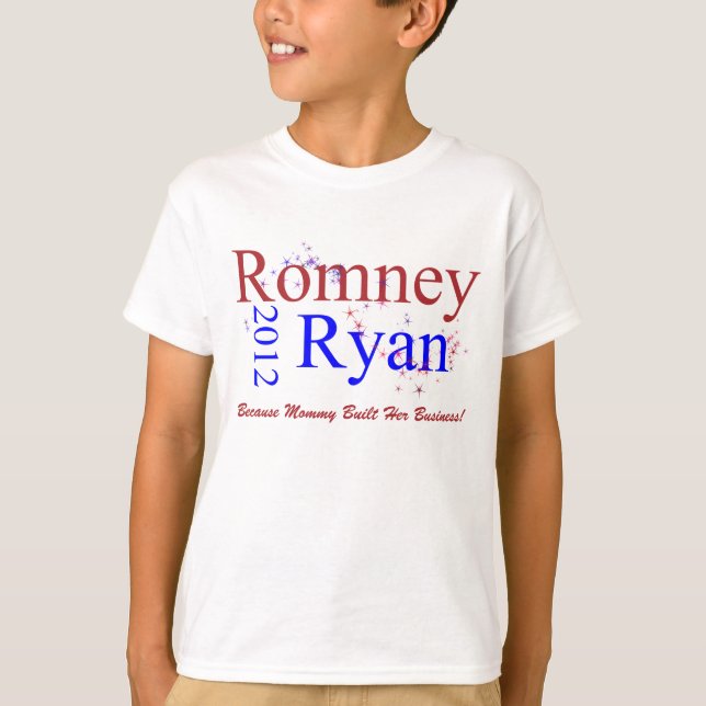 Romney/Ryan Star Wave T-Shirt (Vorderseite)