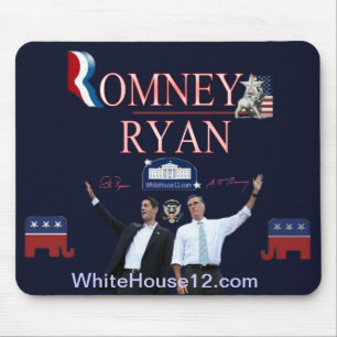 Romney-Ryan Unterzeichnungs-Mausunterlage Mousepad