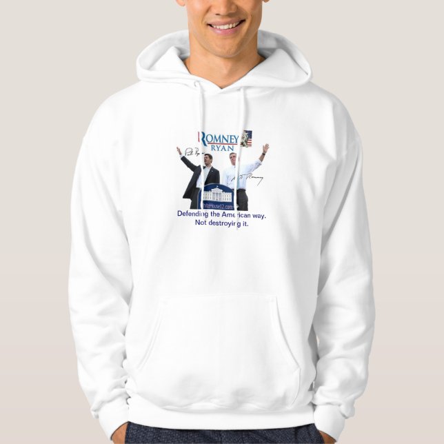 Romney/Ryan-Unterzeichnungs-Shirt Hoodie (Vorderseite)