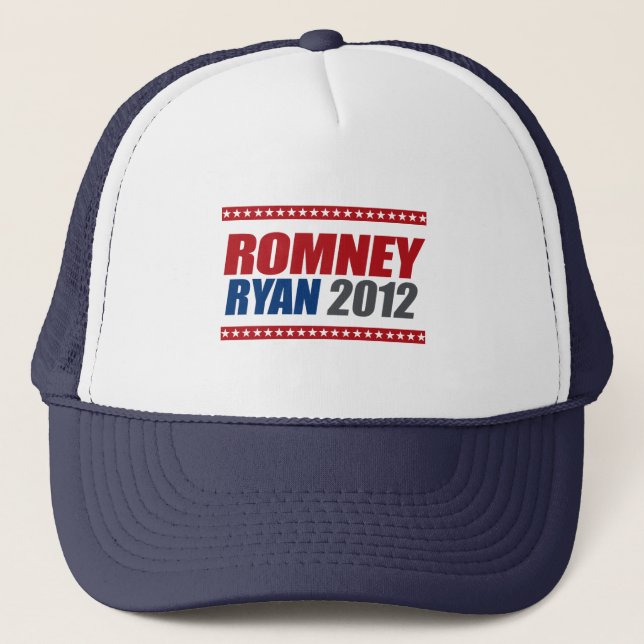ROMNEY RYAN VP STERN LINE.png Truckerkappe (Vorderseite)
