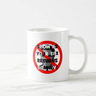 Romney Steuererklärungen Kaffeetasse