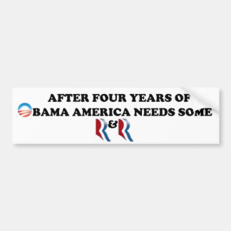Romney und Ryan.  Amerika benötigt irgendein R&R Autoaufkleber