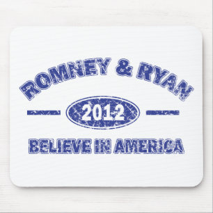 Romney und Ryan glauben an Amerika Mousepad