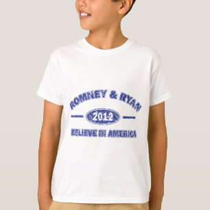 Romney und Ryan glauben an Amerika T-Shirt