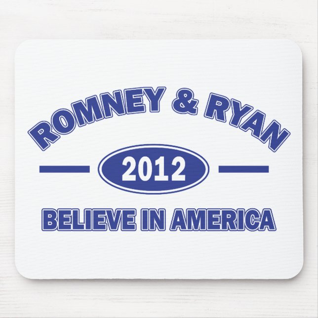 Romney und Ryan glaubve Mousepad (Vorne)
