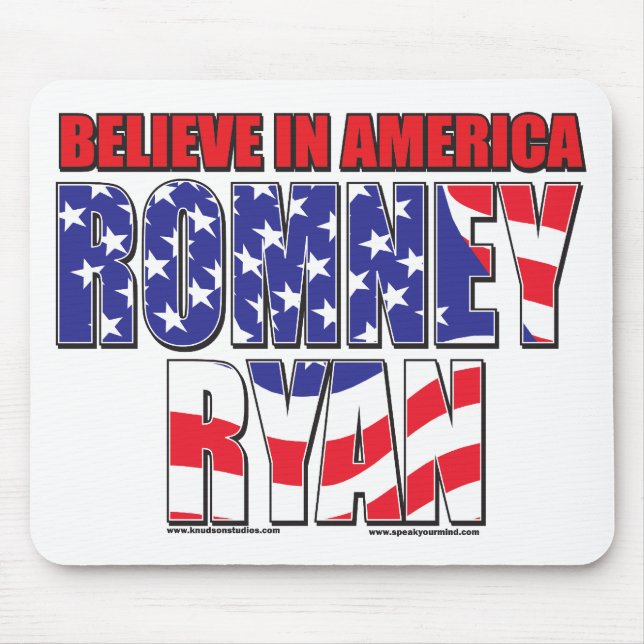 Romney und Ryan Mousepad (Vorne)