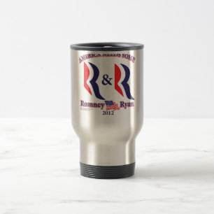 Romney und Ryan Reisebecher