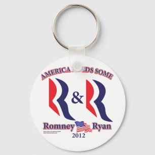 Romney und Ryan Schlüsselanhänger