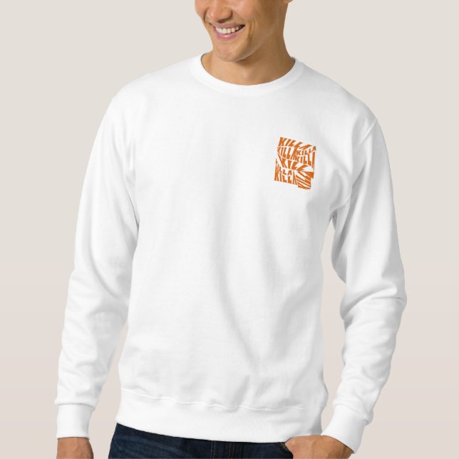 Rompe con lo básico y viste arte. sweatshirt (Vorderseite)