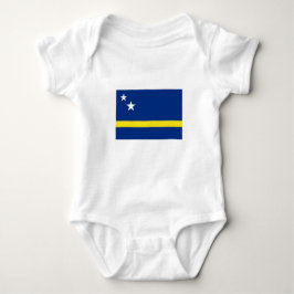 Romper "Curaçaose  vlag". Baby Strampler