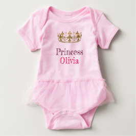 Romper "Princess Olivia". Baby Strampler