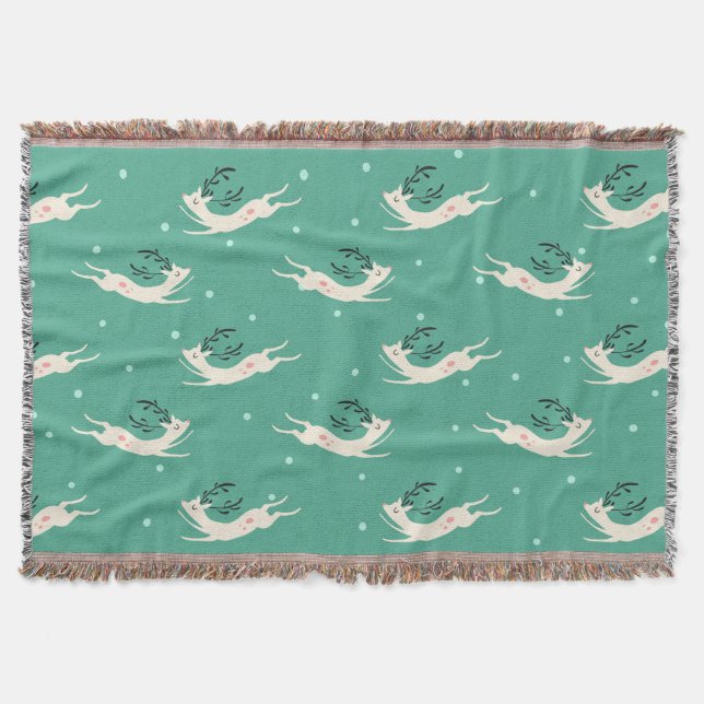 Rompin Ren-Muster-Decke Decke (Vorderseite)