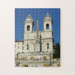 Roms Trinita' dei Monti Kirchenansicht Puzzle