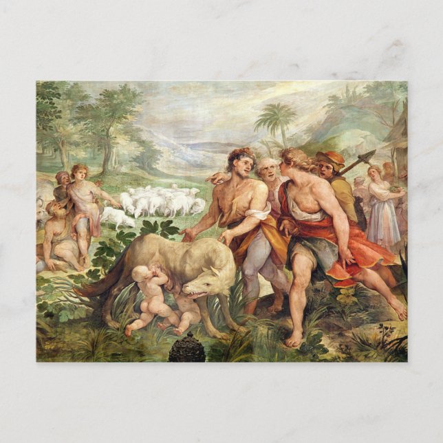 Romulus sauckgeführt vom Wolf Postkarte (Vorderseite)